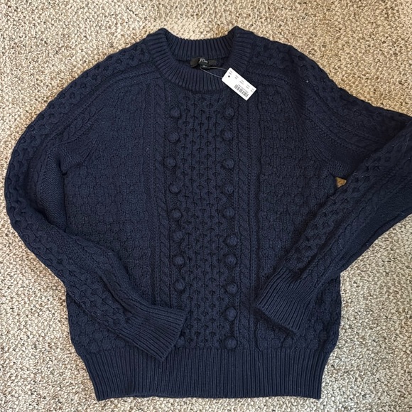 NWT j crew navy sweater - Picture 1 of 4